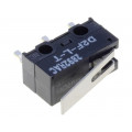 D2F-L-T; Microswitch SNAP ACTION; with lever; SPDT; 3A/125VAC; 2A/30VDC; OMRON OCB