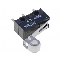 D2F-L2; Microswitch SNAP ACTION; with lever (with roller); SPDT; Pos: 2; OMRON OCB