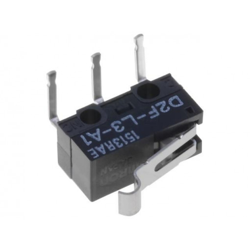 D2F-L3-A1; Microswitch SNAP ACTION; with lever with roller simulation; OMRON OCB