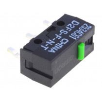 D2FS-F-N-T; Microswitch SNAP ACTION; without lever; SPST-NO; 0.1A/6VDC; IP40; OMRON OCB