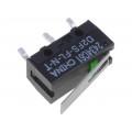 D2FS-FL-N-T; Microswitch SNAP ACTION; with lever; SPST-NO; 0.1A/6VDC; Pos: 2; OMRON OCB
