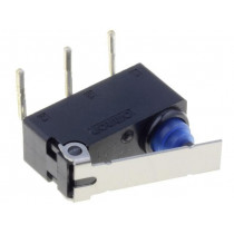 D2HW-A211DL; Microswitch SNAP ACTION; with lever; SPDT; 0.1A/125VAC; 2A/12VDC; OMRON OCB