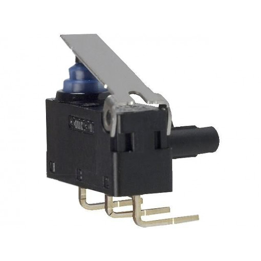 D2HW-BR211DR; Microswitch SNAP ACTION; with lever; SPDT; 0.1A/125VAC; 2A/12VDC; OMRON OCB