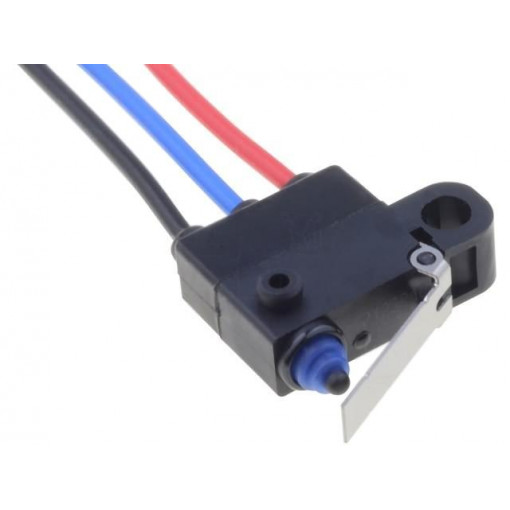 D2HW-C211M; Microswitch SNAP ACTION; with lever; SPDT; 0.1A/125VAC; 2A/12VDC; OMRON OCB