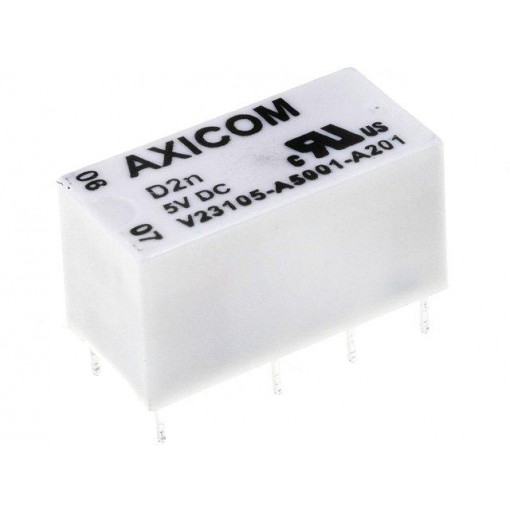 0-1393793-6; Relay: electromagnetic; DPDT; Ucoil: 5VDC; 0.5A/125VAC; 1A/30VDC; TE Connectivity 0-1393793-6; Relay: electromagnetic; DPDT; Ucoil: 5VDC; 0.5A/125VAC; 1A/30VDC; TE Connectivity