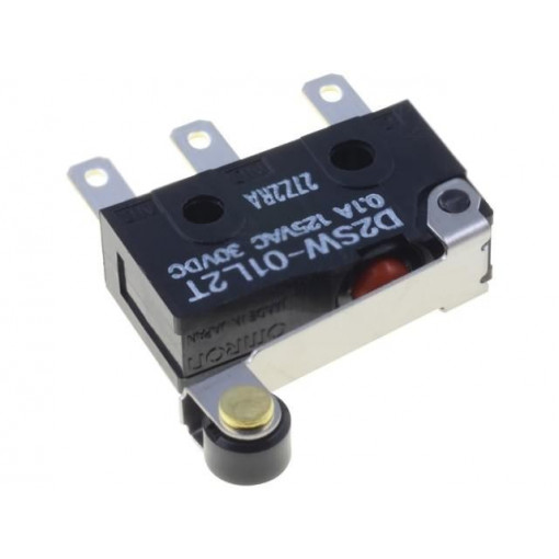 D2SW-01L2T; Microswitch SNAP ACTION; with lever (with roller); SPDT; Pos: 2; OMRON OCB