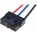 D2SW-3M; Microswitch SNAP ACTION; without lever; SPDT; 3A/125VAC; ON-(ON); OMRON OCB