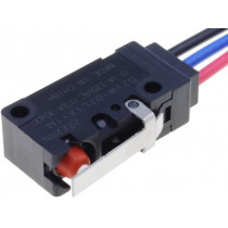 D2VW-01L1A-1M; Microswitch SNAP ACTION; with lever; SPDT; 0.1A/125VAC; ON-(ON); OMRON OCB