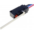 D2VW-01L1B-1M; Microswitch SNAP ACTION; with lever; SPDT; 0.1A/125VAC; ON-(ON); OMRON OCB