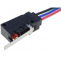 D2VW-5L1-1MS; Microswitch SNAP ACTION; with lever; SPDT; 5A/250VAC; 5A/30VDC; OMRON OCB