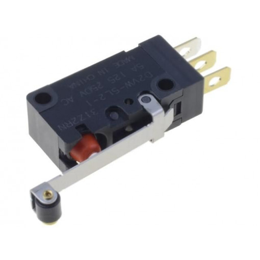 D2VW-5L2-1; Microswitch SNAP ACTION; with lever (with roller); SPDT; Pos: 2; OMRON OCB
