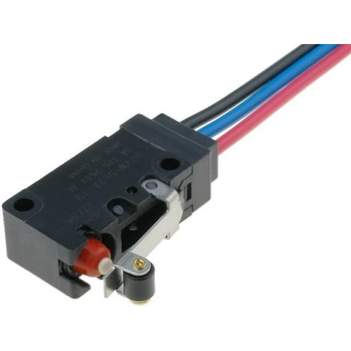 D2VW-5L2A-1M; Microswitch SNAP ACTION; with lever (with roller); SPDT; Pos: 2; OMRON OCB