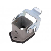 D3A-BK-1L; Enclosure: for HDC connectors; size D3A; with latch; straight; DEGSON ELECTRONICS