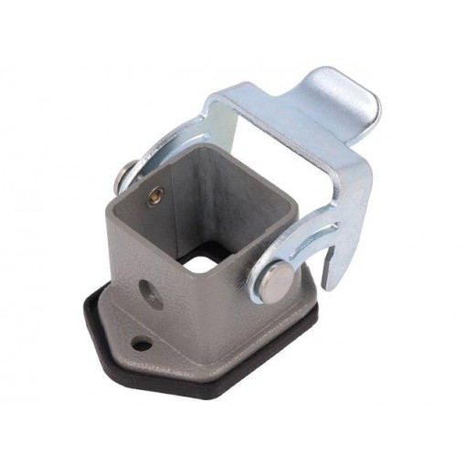 D3A-BK-1L; Enclosure: for HDC connectors; size D3A; with latch; straight; DEGSON ELECTRONICS