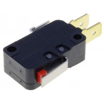 D3V-161-1C5; Microswitch SNAP ACTION; with lever; SPDT; 16A/250VAC; 10A/30VDC; OMRON OCB