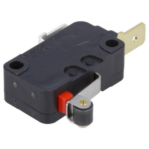 D3V-165-2C4; Microswitch SNAP ACTION; with lever (with roller); SPST-NC; OMRON OCB