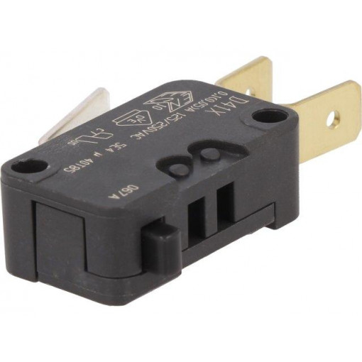 D419-V3AA; Microswitch SNAP ACTION; SPDT; 0.1A/250VAC; 0.05A/250VDC; Pos: 2; CHERRY D419-V3AA; Microswitch SNAP ACTION; SPDT; 0.1A/250VAC; 0.05A/250VDC; Pos: 2; CHERRY