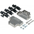6560-0146-13; Enclosure: for D-Sub connectors; D-Sub 25pin,D-Sub HD 44pin; ENCITECH 6560-0146-13; Enclosure: for D-Sub connectors; D-Sub 25pin,D-Sub HD 44pin; ENCITECH