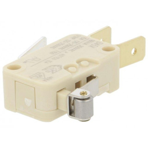 D45U-V3RA; Microswitch SNAP ACTION; SPDT; 16A/250VAC; 4A/250VDC; ON-(ON); CHERRY D45U-V3RA; Microswitch SNAP ACTION; SPDT; 16A/250VAC; 4A/250VDC; ON-(ON); CHERRY