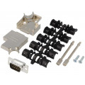 D45ZK09-DMP-K; D-Sub; PIN: 9; plug; male; soldering; for cable; black; ENCITECH D45ZK09-DMP-K; D-Sub; PIN: 9; plug; male; soldering; for cable; black; ENCITECH