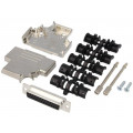 D45ZK25-DBS-K; D-Sub; PIN: 25; plug; female; soldering; for cable; black; ENCITECH D45ZK25-DBS-K; D-Sub; PIN: 25; plug; female; soldering; for cable; black; ENCITECH