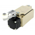 D4B-4111N; Limit switch; lever R 31,5mm, plastic roller Ø17,5mm; NO + NC; OMRON