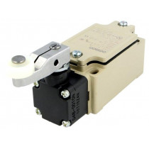 D4B-4111N; Limit switch; lever R 31,5mm, plastic roller Ø17,5mm; NO + NC; OMRON