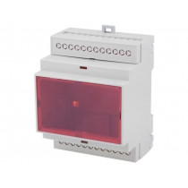 D4MG-IRC; Enclosure: for DIN rail mounting; Y: 90.2mm; X: 71mm; Z: 57.5mm; ABS; GAINTA