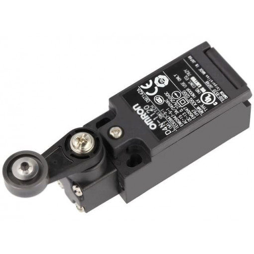 D4N-1120; Limit switch; lever R 26mm, plastic roller Ø17,5mm; NO + NC; OMRON