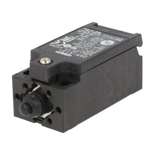 D4N-4131; Limit switch; pin plunger Ø6mm; NO + NC; 10A; max.240VAC; M20; OMRON