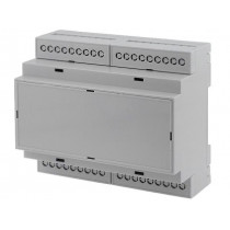 D6MG; Enclosure: for DIN rail mounting; Y: 90.2mm; X: 106.25mm; Z: 57.5mm; GAINTA