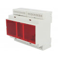 D6MG-IRC; Enclosure: for DIN rail mounting; Y: 90.2mm; X: 106.25mm; Z: 57.5mm; GAINTA
