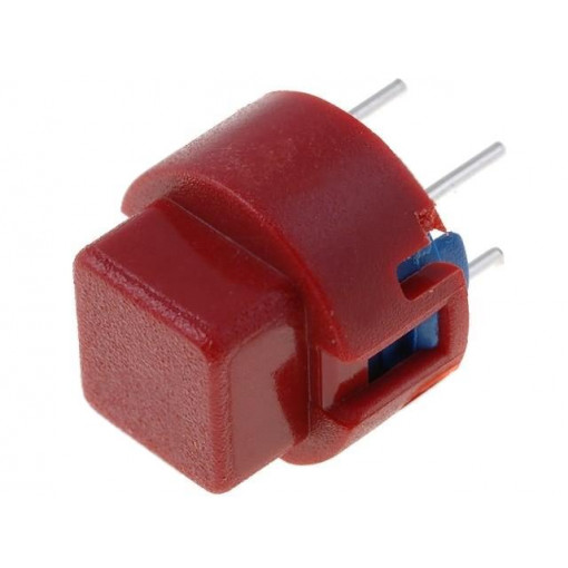 D6C40 F1 LFS; Switch: keypad; Pos: 2; SPST-NO; 0.01A/32VDC; red; THT; 1.3N; 50mΩ; C&K