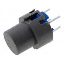 D6R10 F1 LFS; Switch: keypad; Pos: 2; SPST-NO; 0.01A/32VDC; grey; THT; 1.3N; round; C&K