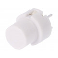 D6R00 F1 LFS; Switch: keypad; Pos: 2; SPST-NO; 0.01A/32VDC; white; THT; 1.3N; round; C&K