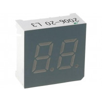 DA03-12GWA; Display: LED; 7-segment; 7.6mm; 0.3 DA03-12GWA; Display: LED; 7-segment; 7.6mm; 0.3