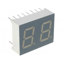DA04-11EWA; Display: LED; 7-segment; 10mm; 0.4 DA04-11EWA; Display: LED; 7-segment; 10mm; 0.4