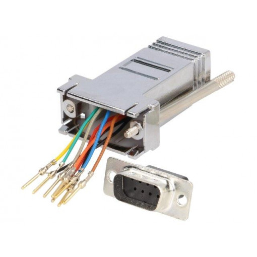 2112-0105-11; Transition: adapter; RJ45 socket,D-Sub 9pin male; ENCITECH 2112-0105-11; Transition: adapter; RJ45 socket,D-Sub 9pin male; ENCITECH