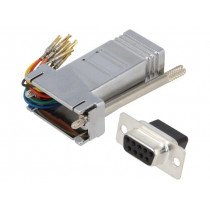 2112-0105-01; Transition: adapter; RJ45 socket,D-Sub 9pin female; ENCITECH 2112-0105-01; Transition: adapter; RJ45 socket,D-Sub 9pin female; ENCITECH