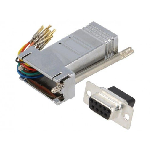 2112-0105-01; Transition: adapter; RJ45 socket,D-Sub 9pin female; ENCITECH 2112-0105-01; Transition: adapter; RJ45 socket,D-Sub 9pin female; ENCITECH