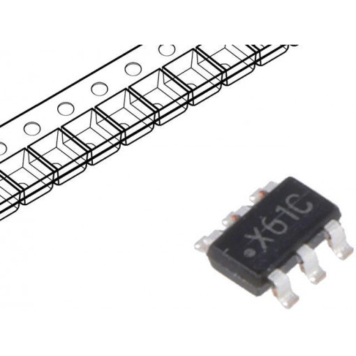DAC121S101CIMK/NOPB; D/A converter; 12bit; Channels: 1; 2.7÷5.5V; TSOT23-6; TEXAS INSTRUMENTS DAC121S101CIMK/NOPB; D/A converter; 12bit; Channels: 1; 2.7÷5.5V; TSOT23-6; TEXAS INSTRUMENTS