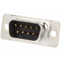 DB09-SP; D-Sub; PIN: 9; plug; male; for cable; soldering; Colour: black; ENCITECH DB09-SP; D-Sub; PIN: 9; plug; male; for cable; soldering; Colour: black; ENCITECH