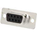DB09-SS; D-Sub; PIN: 9; plug; female; for cable; soldering; Colour: black; ENCITECH DB09-SS; D-Sub; PIN: 9; plug; female; for cable; soldering; Colour: black; ENCITECH