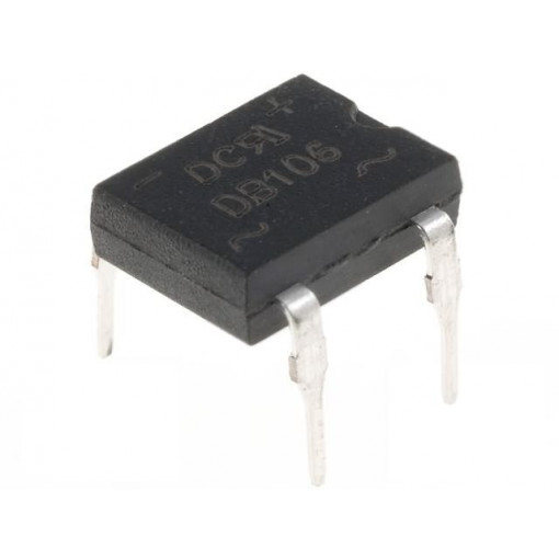 DB106; Single-phase bridge rectifier; Urmax: 800V; If: 1A; Ifsm: 30A; DB; YANGJIE TECHNOLOGY