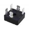 DB25-04; Three-phase bridge rectifier; Urmax: 400V; If: 25A; Ifsm: 350A; THT; DIOTEC SEMICONDUCTOR DB25-04; Three-phase bridge rectifier; Urmax: 400V; If: 25A; Ifsm: 350A; THT; DIOTEC SEMICONDUCTOR