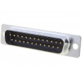 DB25-PD; D-Sub; PIN: 25; plug; male; for cable; soldering; 5A; 250V; 20mΩ; ADAM TECH DB25-PD; D-Sub; PIN: 25; plug; male; for cable; soldering; 5A; 250V; 20mΩ; ADAM TECH