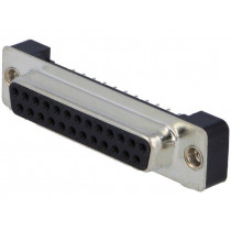 DB25-SA-M2; D-Sub; PIN: 25; socket; female; straight; THT; UNC4-40; 5A; 250V; ADAM TECH