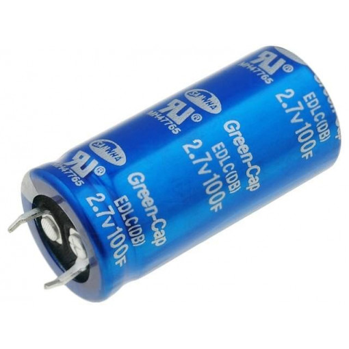 DB5U107W22045HA; Capacitor: electrolytic; backup capacitor,supercapacitor; 100F; SAMWHA