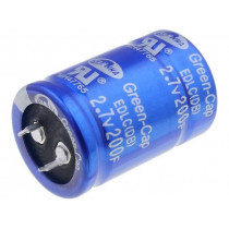 DB5U207M30045HA; Capacitor: electrolytic; backup capacitor,supercapacitor; 200F; SAMWHA