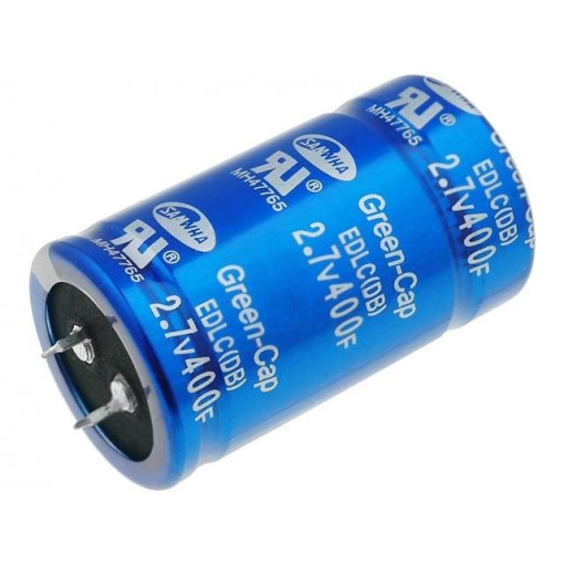 DB5U407W35060HA; Capacitor: electrolytic; backup capacitor,supercapacitor; 400F; SAMWHA